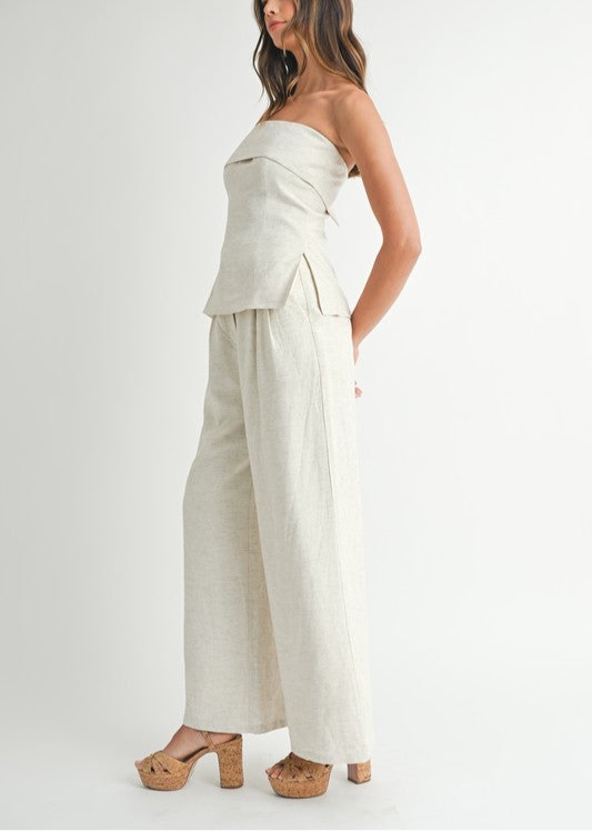 Eva Linen Trousers Set