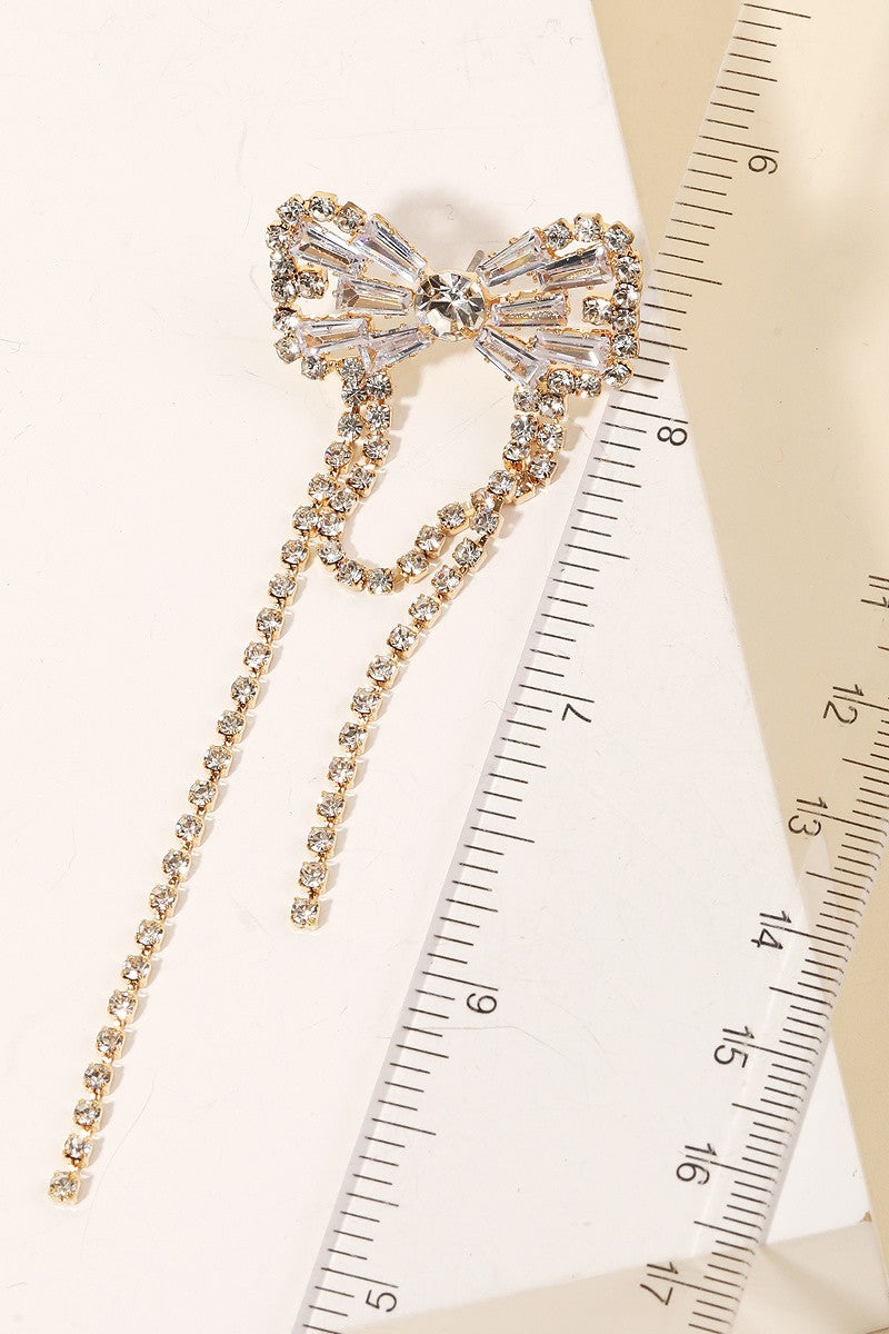Bow Tassel Earrings