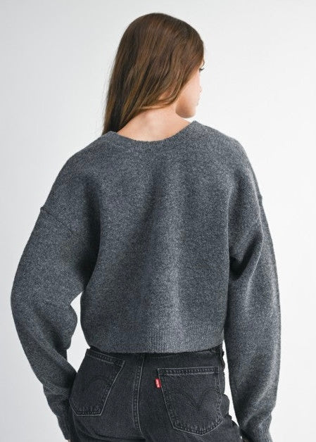 Paulina Bow Knit Sweater Top
