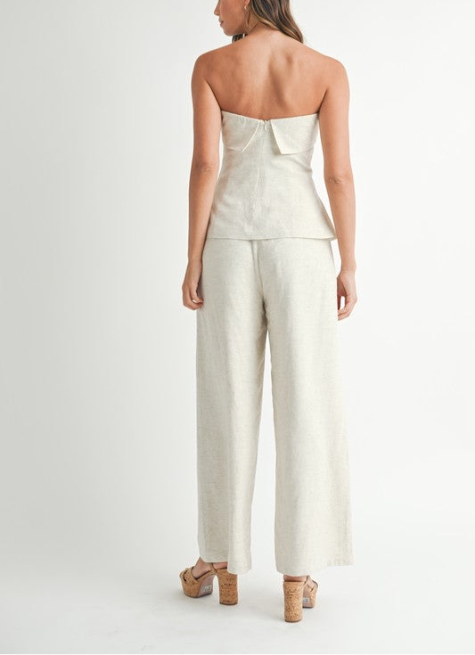 Eva Linen Trousers Set