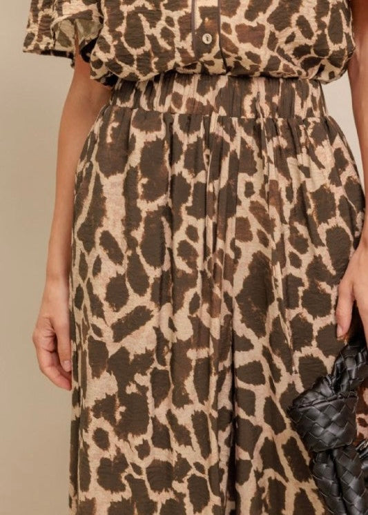 Leah Leopard Pants
