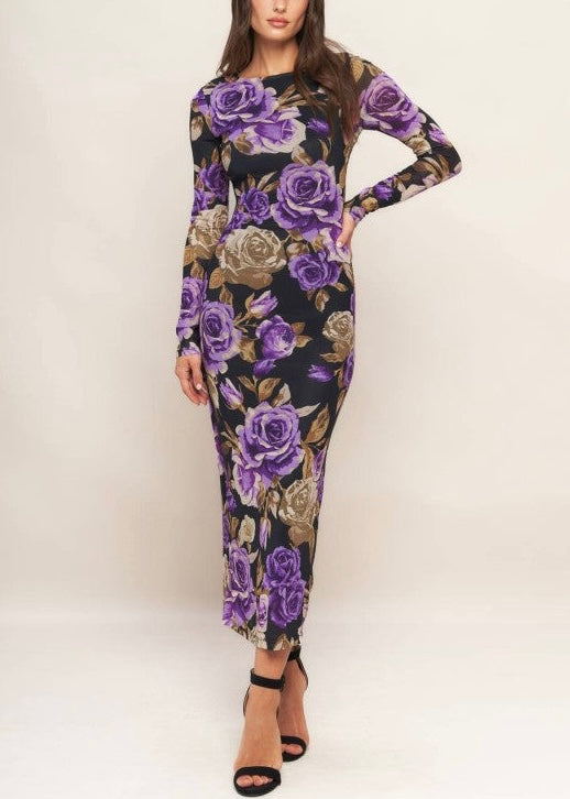Rosalinda Mesh Midi Dress