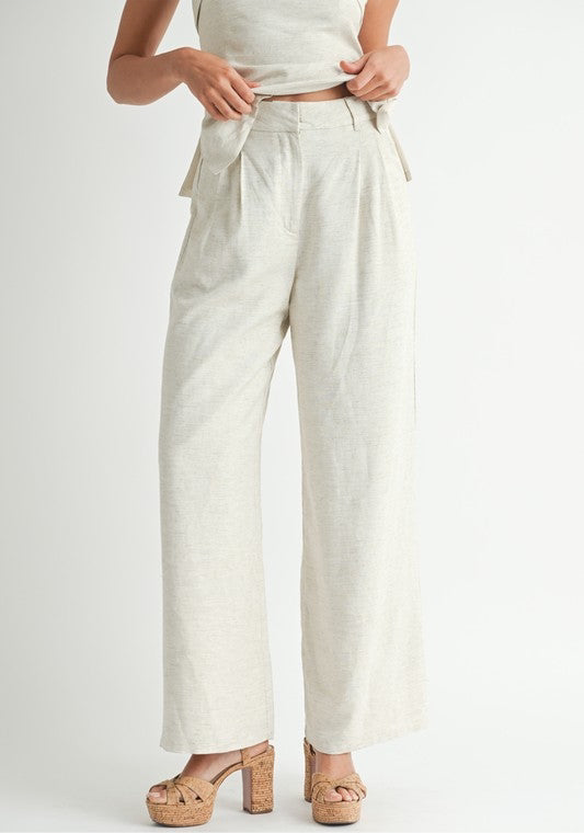 Eva Linen Trousers Set
