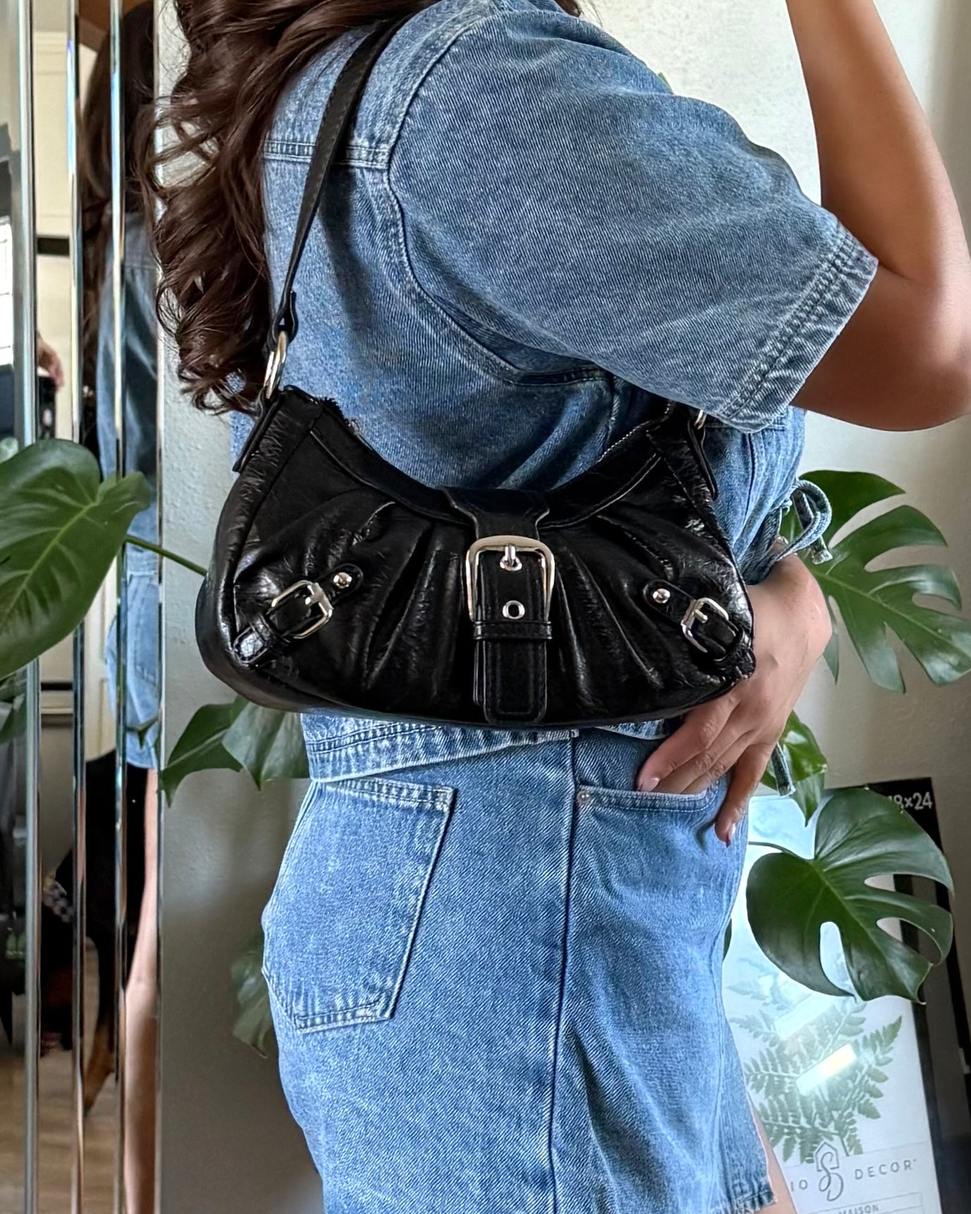 Buckle Shoulder Bag
