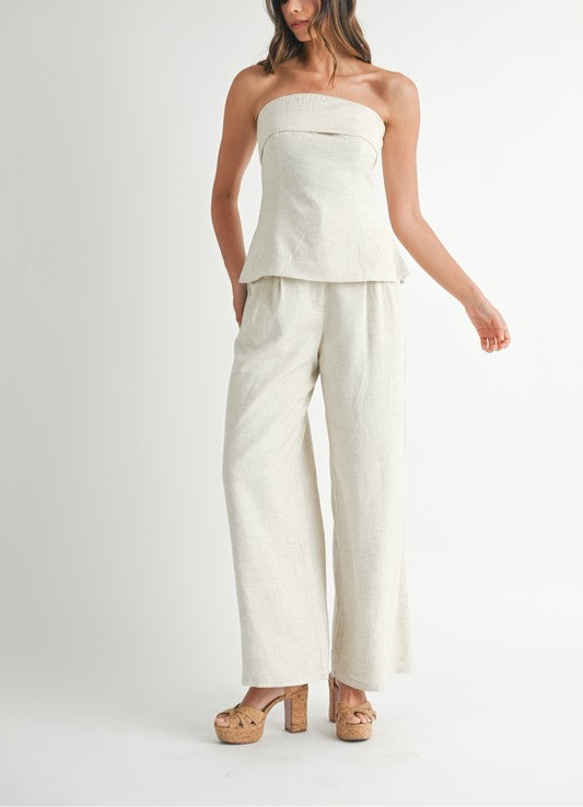 Eva Linen Trousers Set