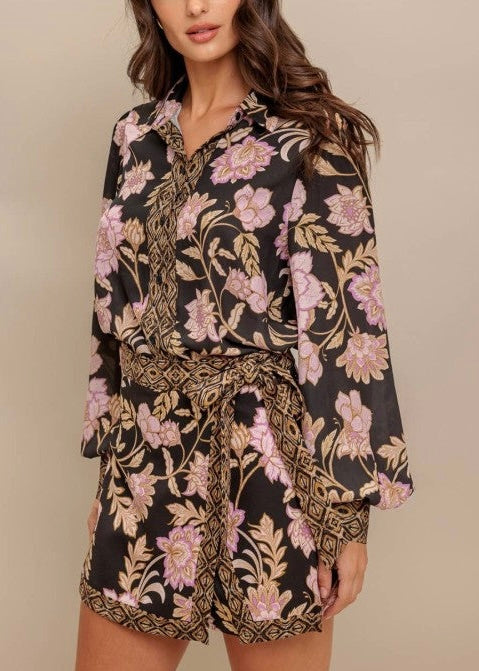 Alina Floral Top