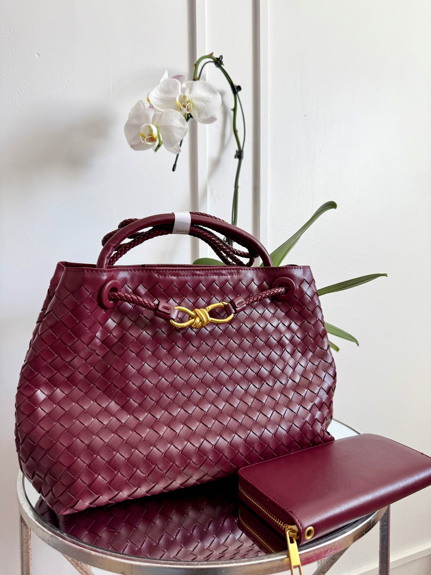 Marlene Woven Handbag-Available in 2 Colors