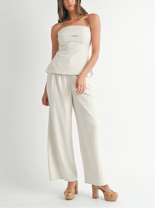 Eva Linen Trousers Set