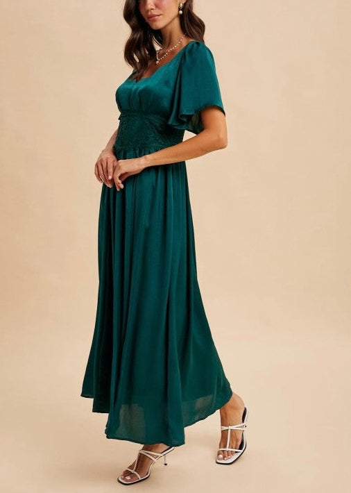 Susie Satin Maxi Dress
