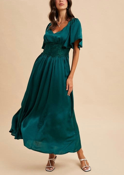 Susie Satin Maxi Dress
