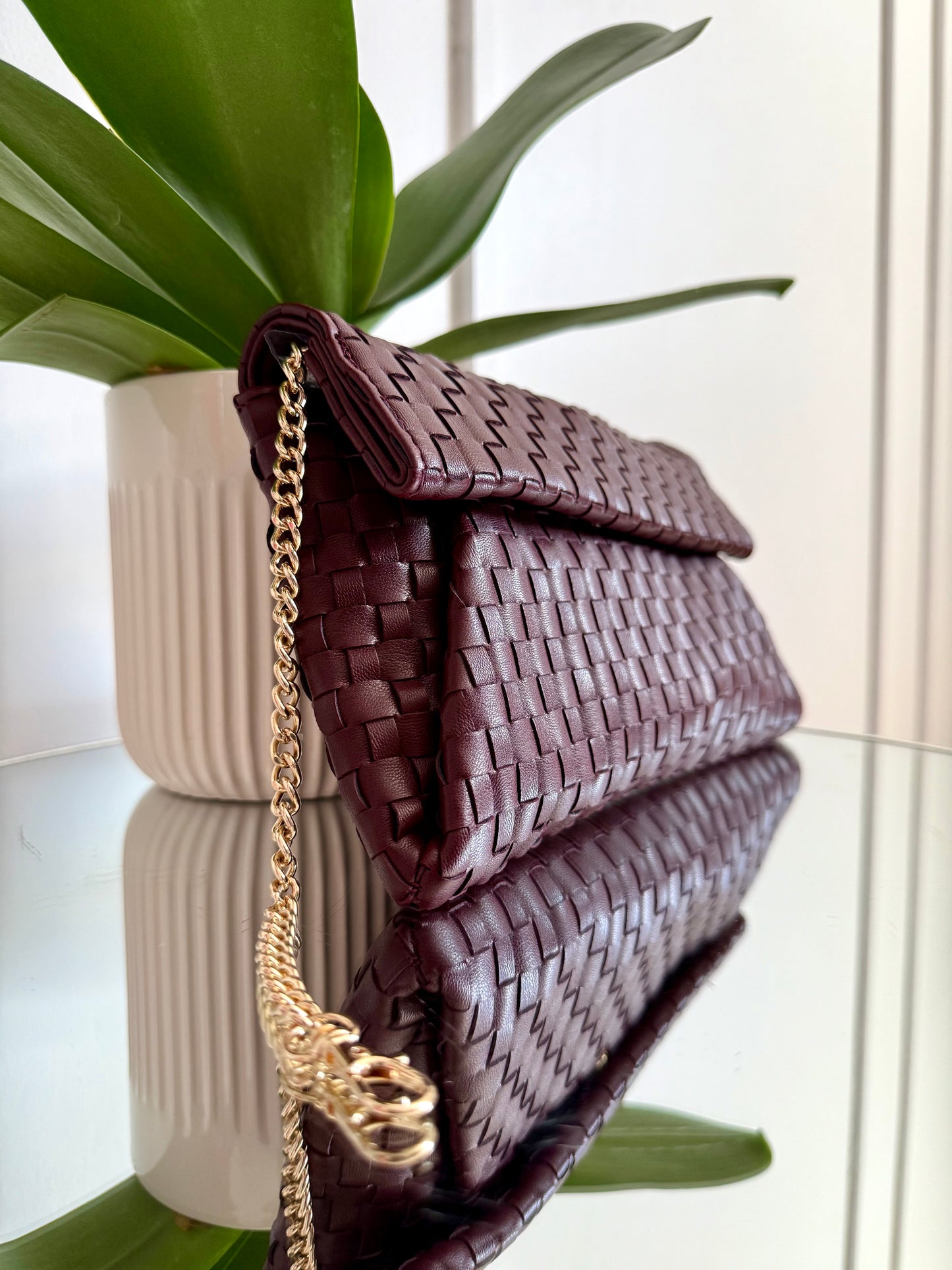 Pricilla Woven Clutch Bag- Available in 2 Colors