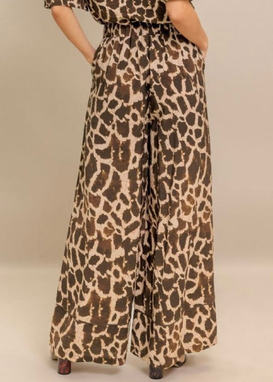 Leah Leopard Pants