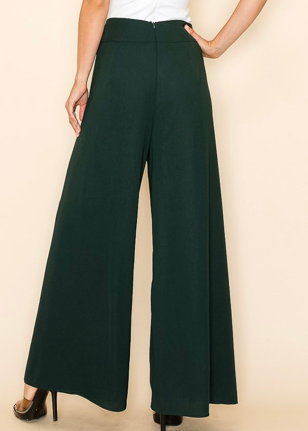 Emely Draped Pants -Green