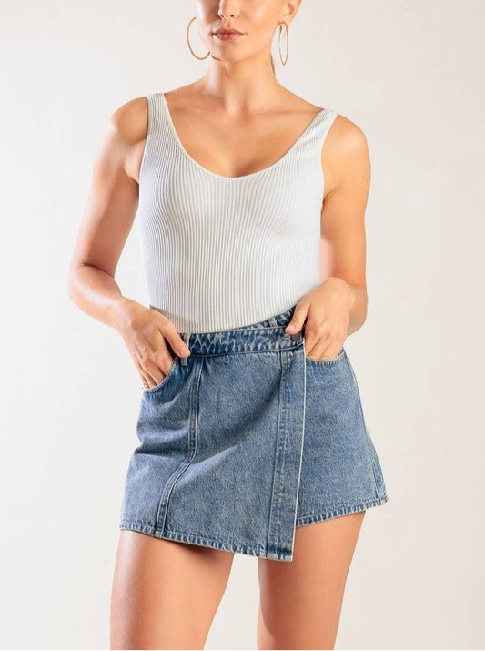 Zara Denim Skort
