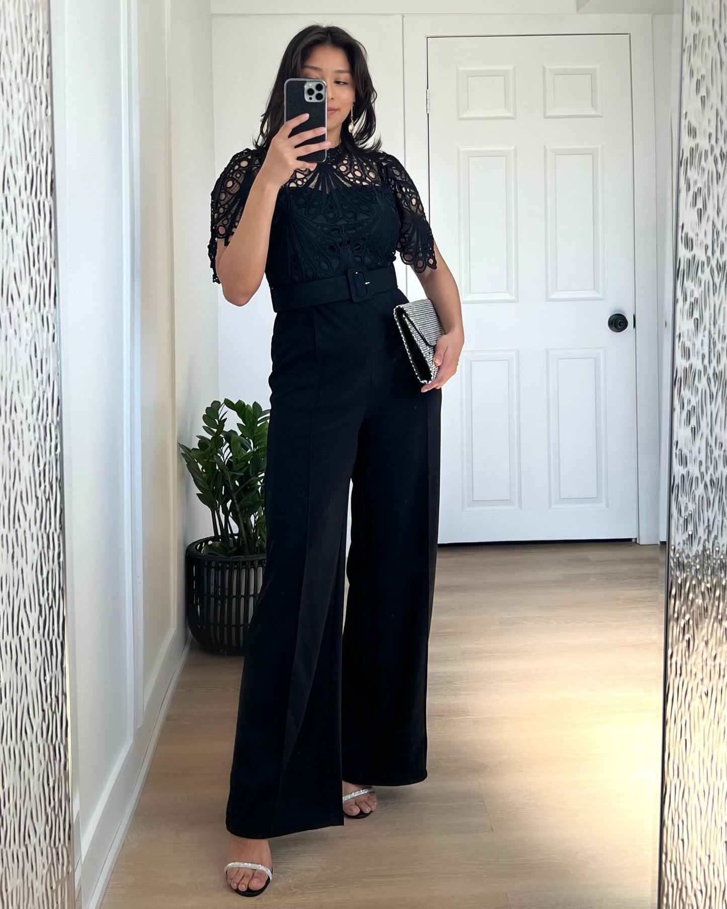 Elegant Black Lace Jumpsuit