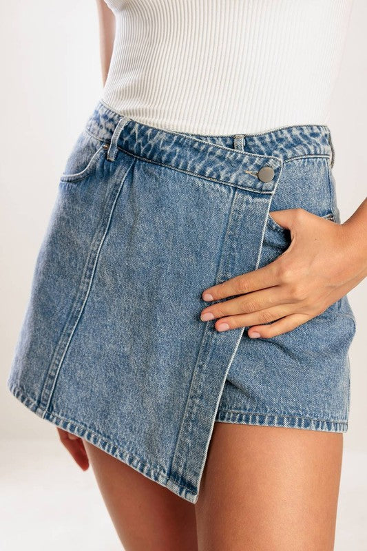 Zara Denim Skort