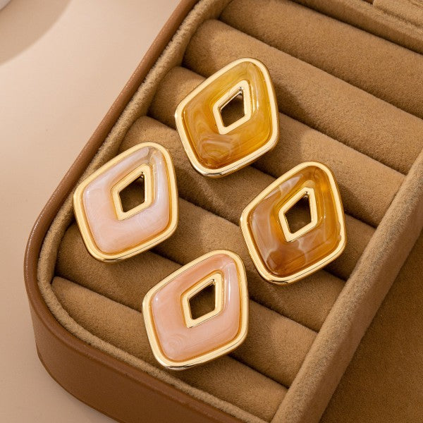 Marty Geometric Stud Earrings