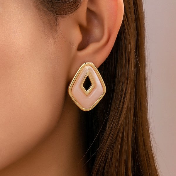 Marty Geometric Stud Earrings