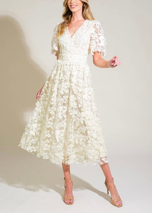 Marielle Vintage Floral Dress