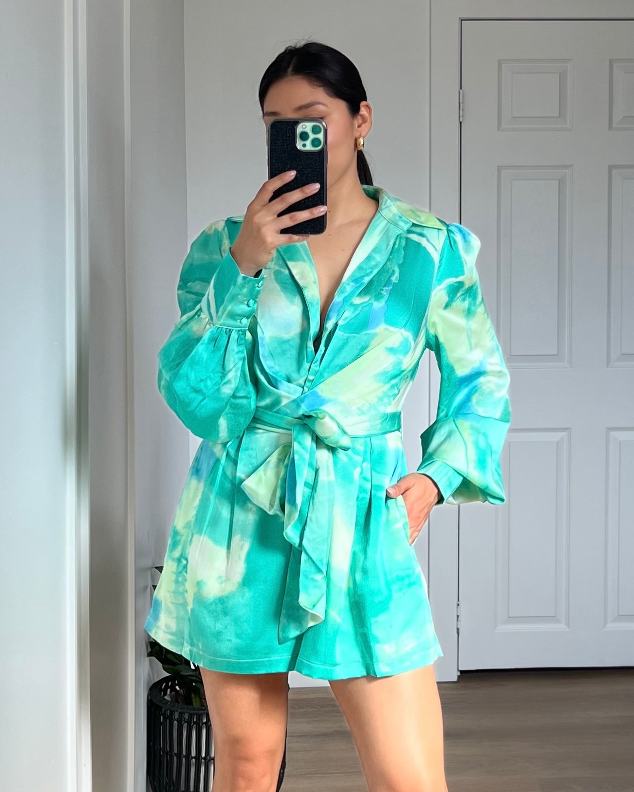 Ágata Shirt Tie Romper