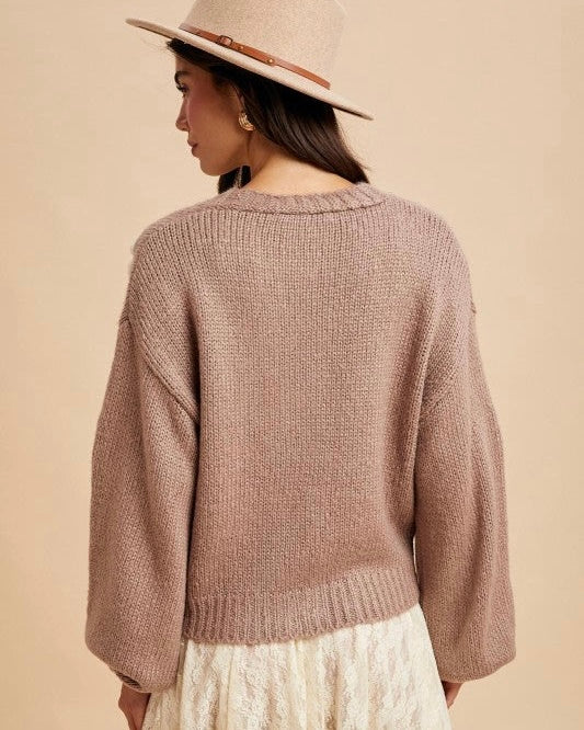 Wendy Knitted Floral Cardigan