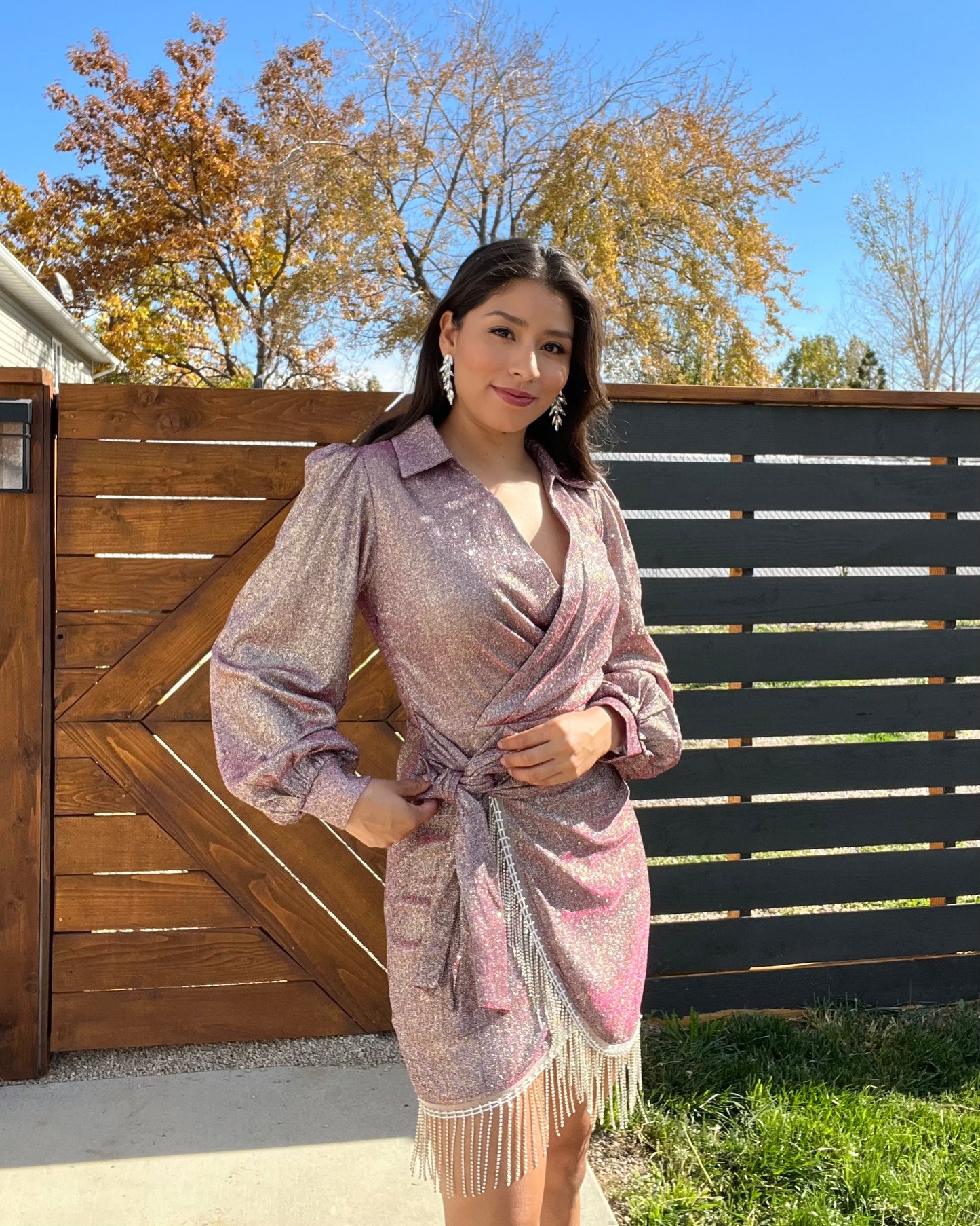 Aurora Overlap Dress