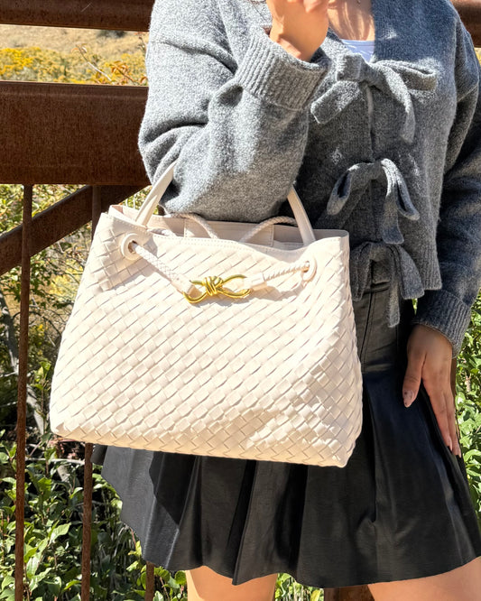 Marlene Woven Handbag-Available in 2 Colors