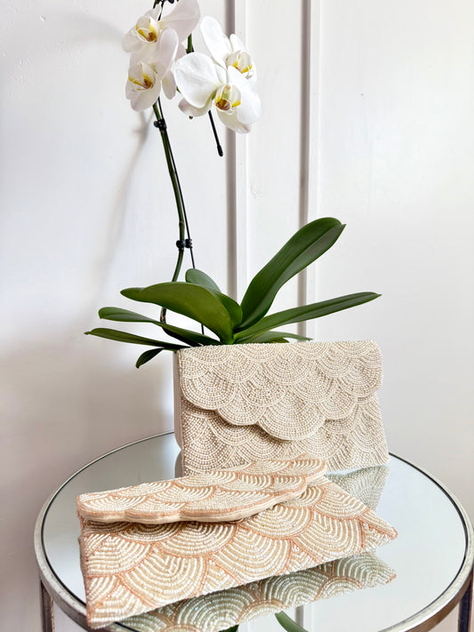 Handmade Linzy Clutch Bag- Available in 2 Colors