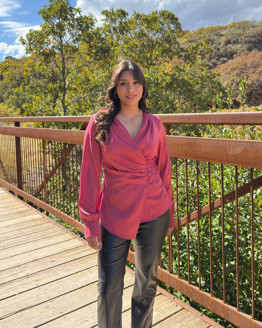 Claire Satin Top