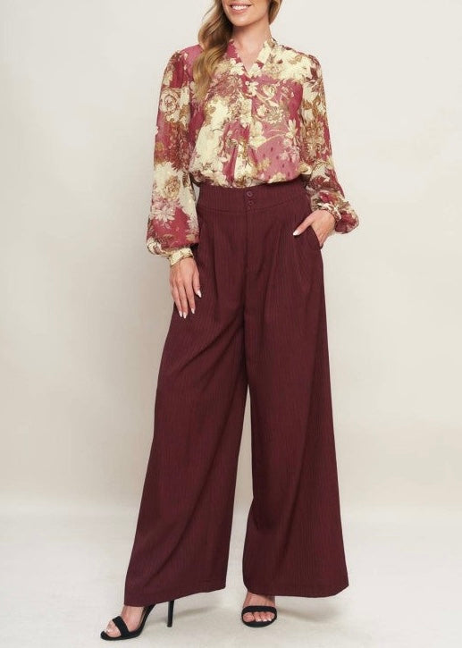 Eve Woven Wide Leg Pants
