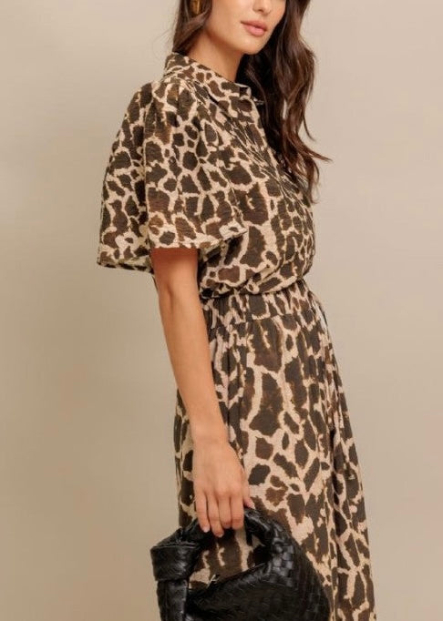 Leah Leopard Top