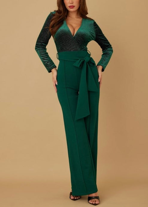 Cindy Suede Jumpsuit