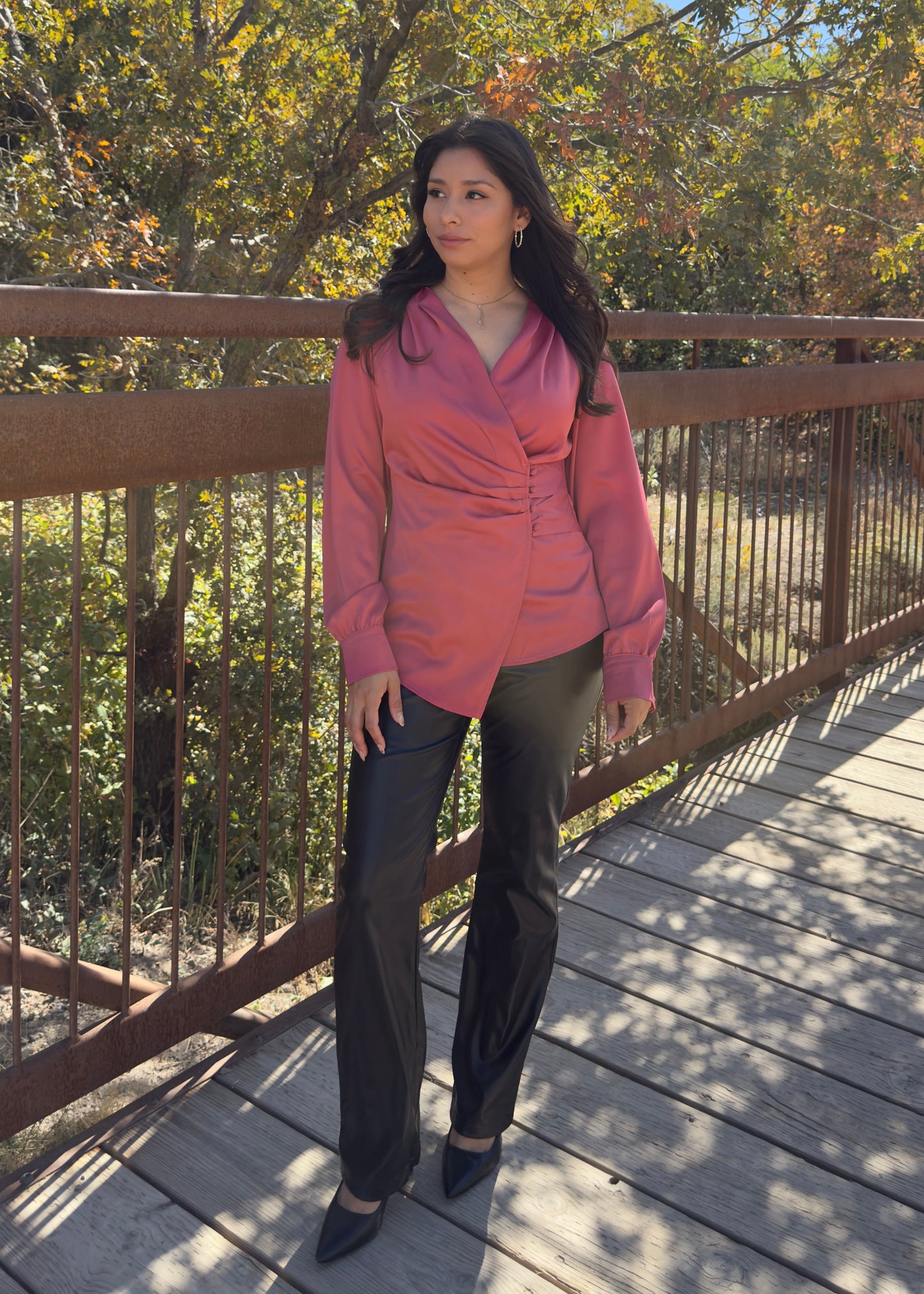 Claire Satin Top