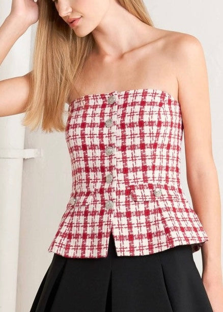 Delilah Tweed Top