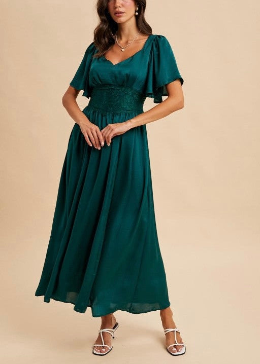 Susie Satin Maxi Dress