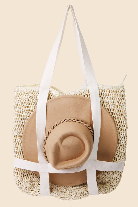 The Straw Paper Braided Tote Bag