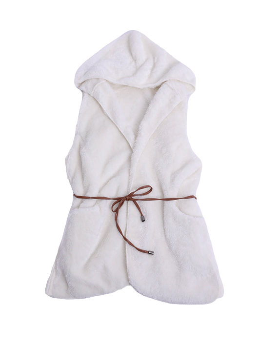 Ivory Teddy Vest